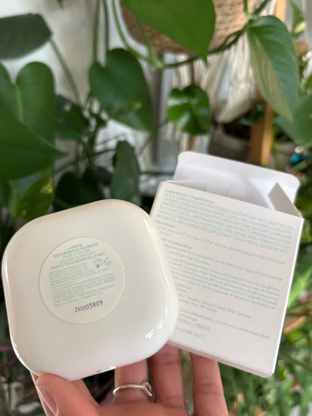 Laneige Neo Blurring Powder, Hyaluronic Acia, Semi-Matte, Skincare Powder